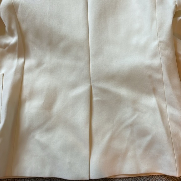 Nili Lotan Nathalia Jacket White Blazer Double Breasted NEEDS CLEANING Size 0 - Picture 5 of 11